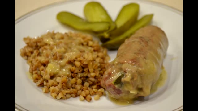 Zrazy wołowe zawijane