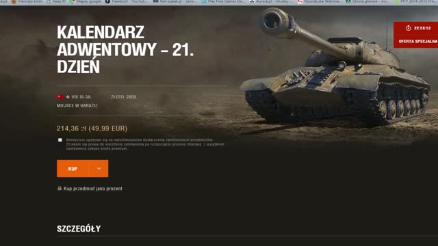 WoT Kalendarz Adwentowy 2015 Dzień 21