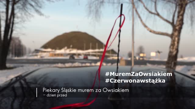 Piekary Śląskie murem za Owsiakiem. Dzień przed.